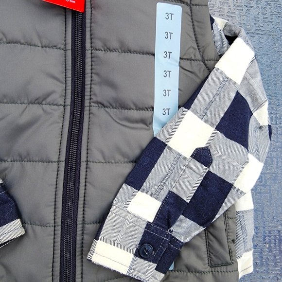 NWT Union Bay Boys 3PC Outfit Set with Pants, Hoodie & Vest, 3T - Picture 3 of 6